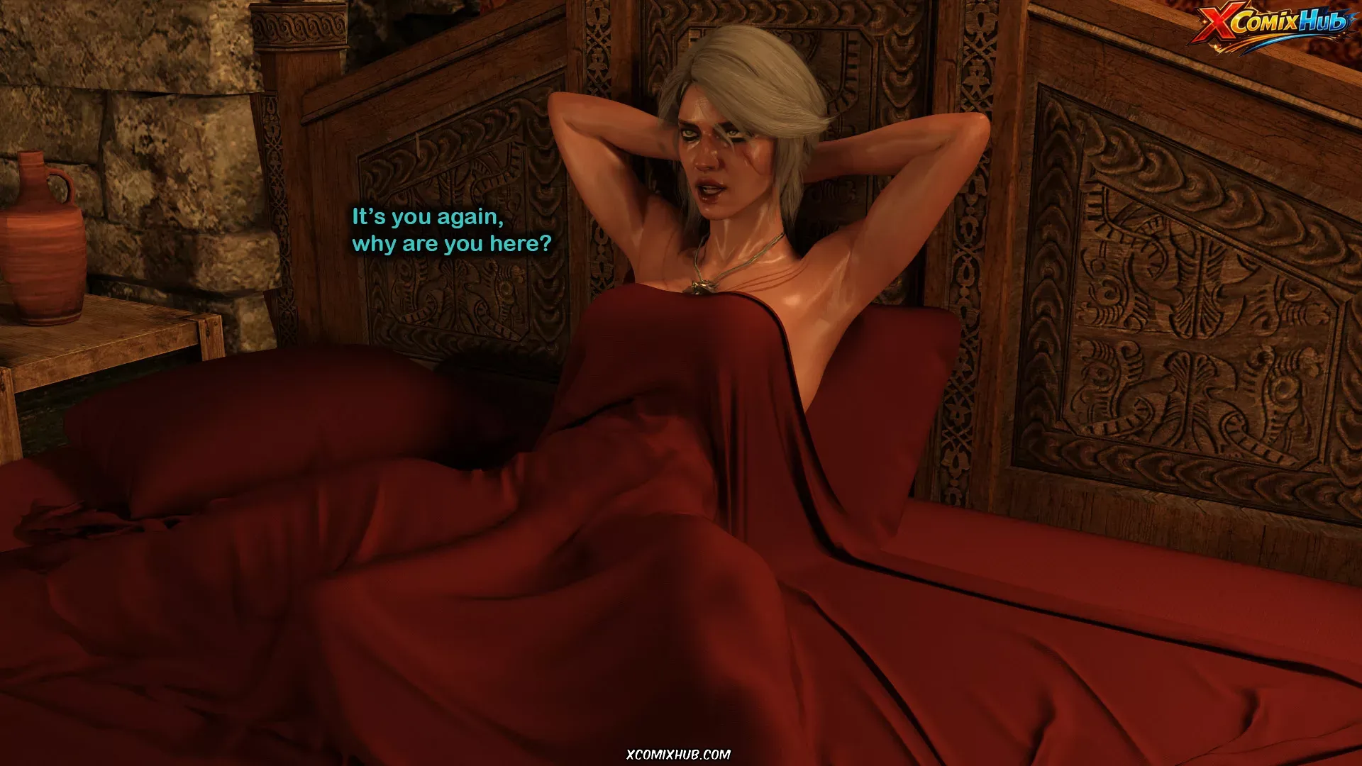 Yennefer's Ritual Serge3dx 017 Comic Page 17